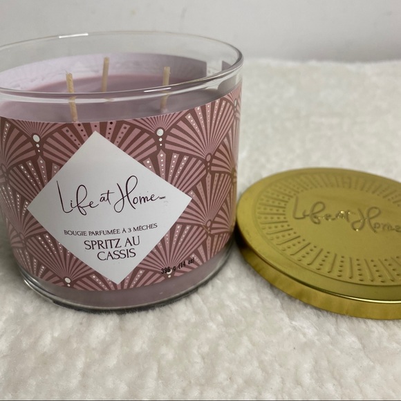 COPY - NEW 1 x 3 wick candle life at home - Cassis Spritz, Amber Glow or Bourbo… - Picture 5 of 6